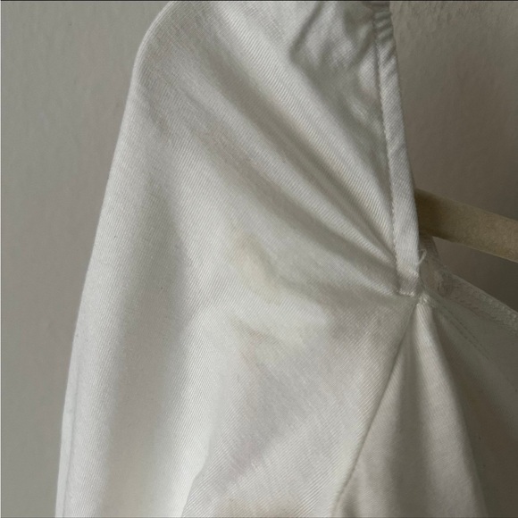 Reformation Long Sleeve Bustier Bodysuit in White Medium NWT FLAW - Picture 6 of 10